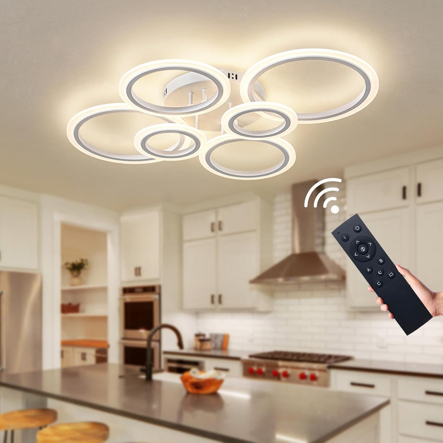 60W Modern LED Ceiling Light Fixture for Stylish Home Lighting