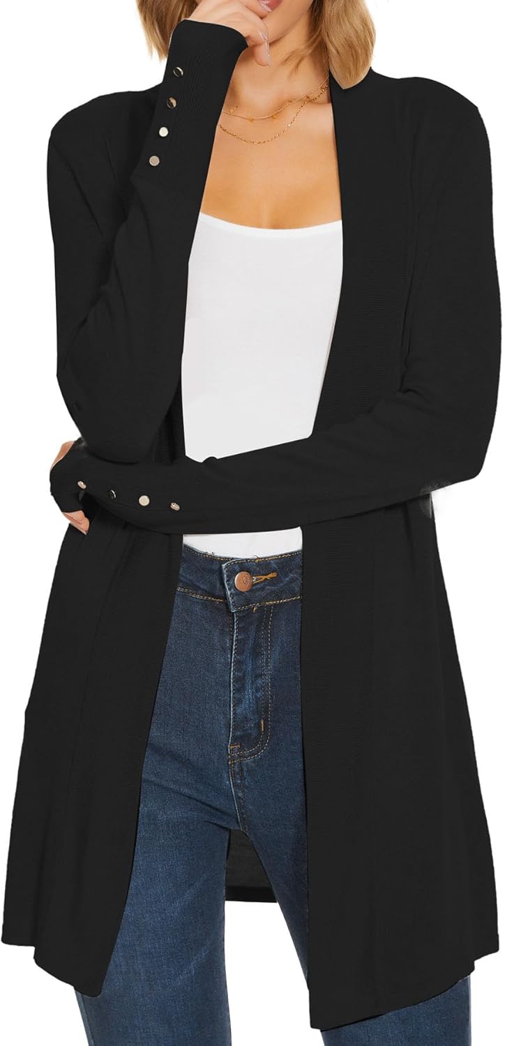 Spicy Sandia Women's Cardigan Sweaters for Spring and Fall