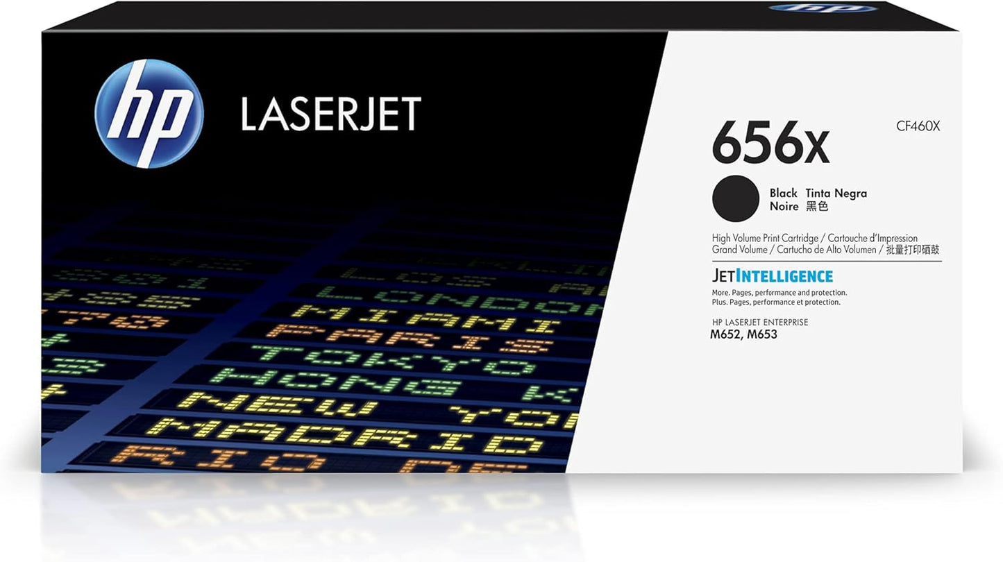 HP 656X High-yield Toner | Compatible with HP Enterprise LaserJet M652, M653