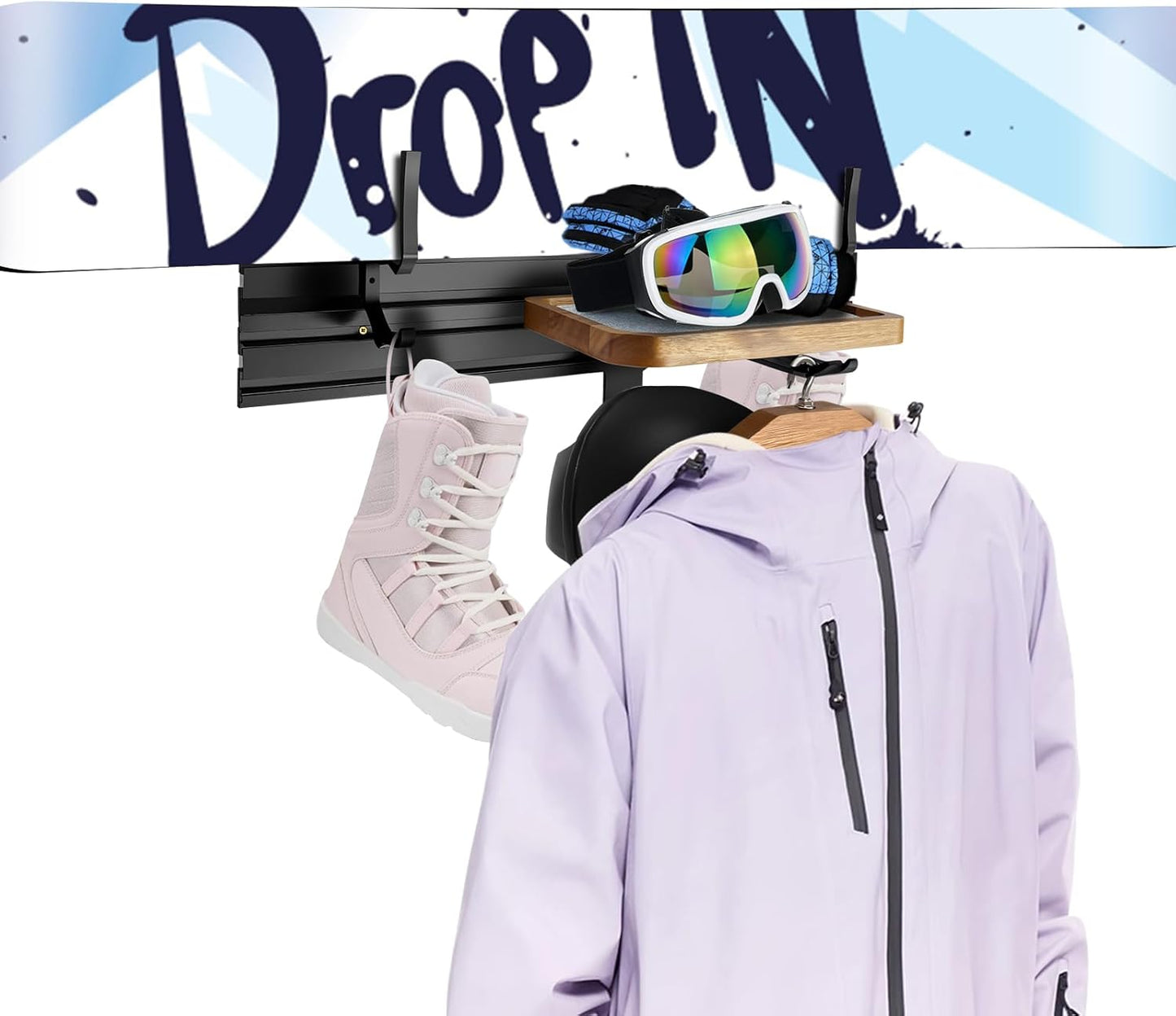 Space-Saving Ski Gear Organizer - BoldByPIN