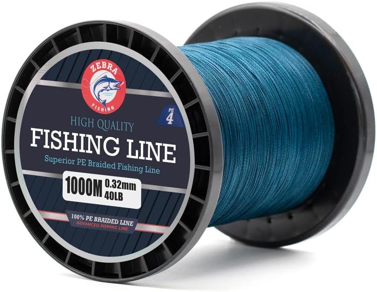 Ultra-Sensitive Braided Fishing Line by Zebra - Maximum Strength & Sensitivity
