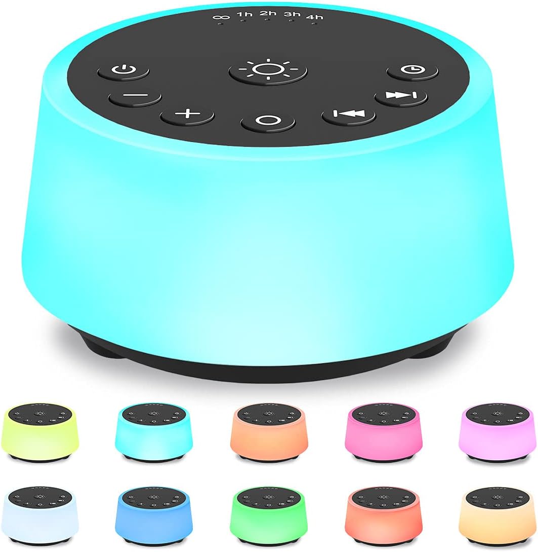 Color Noise Sound Machine: 25 Sounds, 10 Colors, 32 Levels