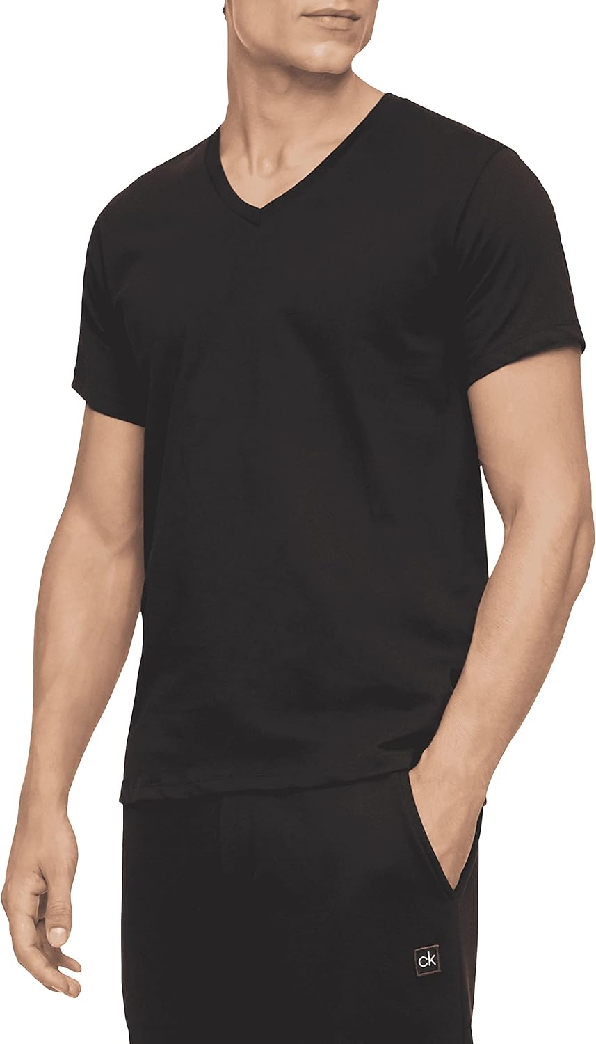 Calvin Klein Men's Cotton Classics 5-Pack Undershirts for Comfort