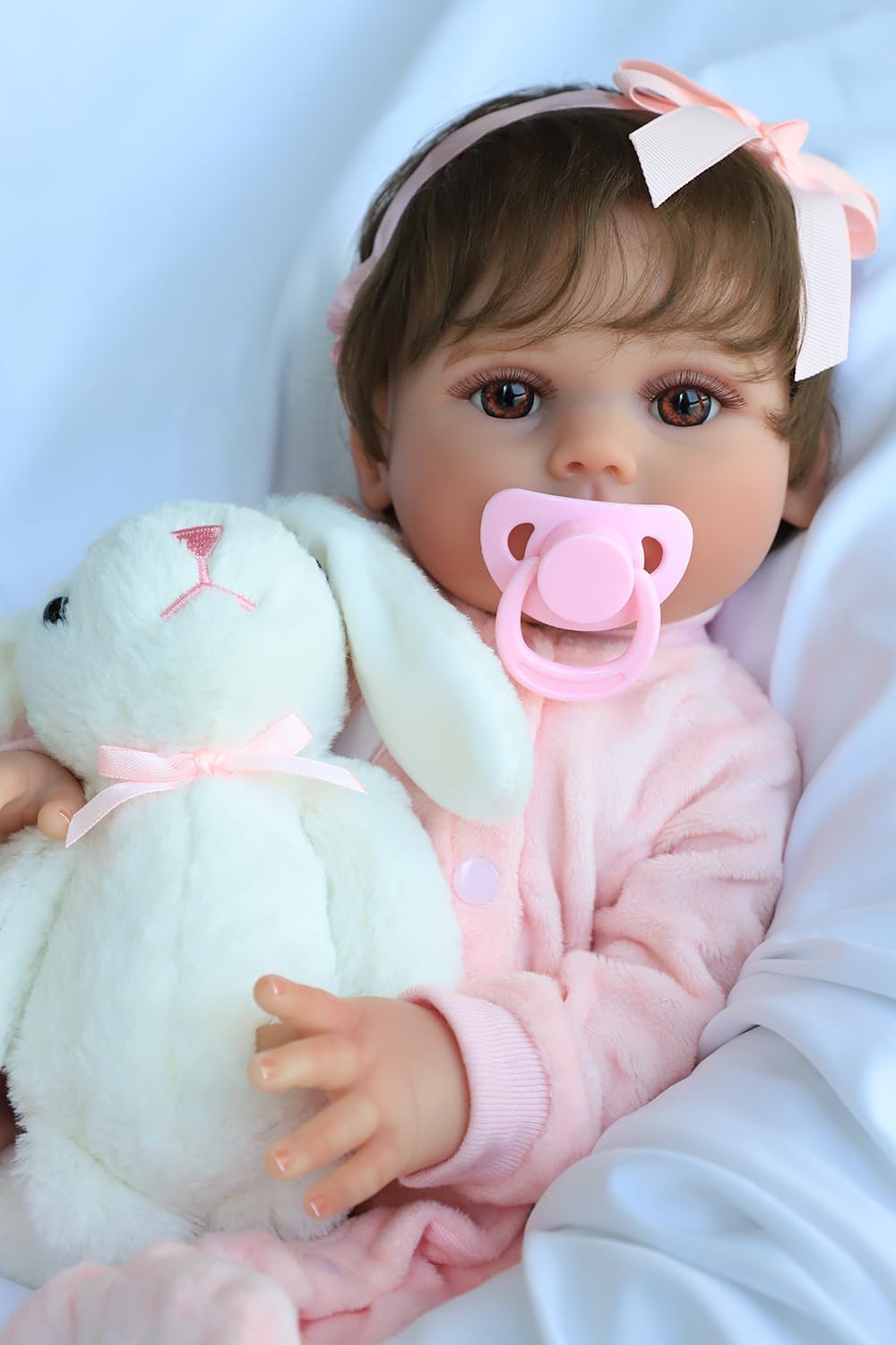 SCOM Realistic Reborn Baby Dolls - 18 Inch Lifelike Doll Gift