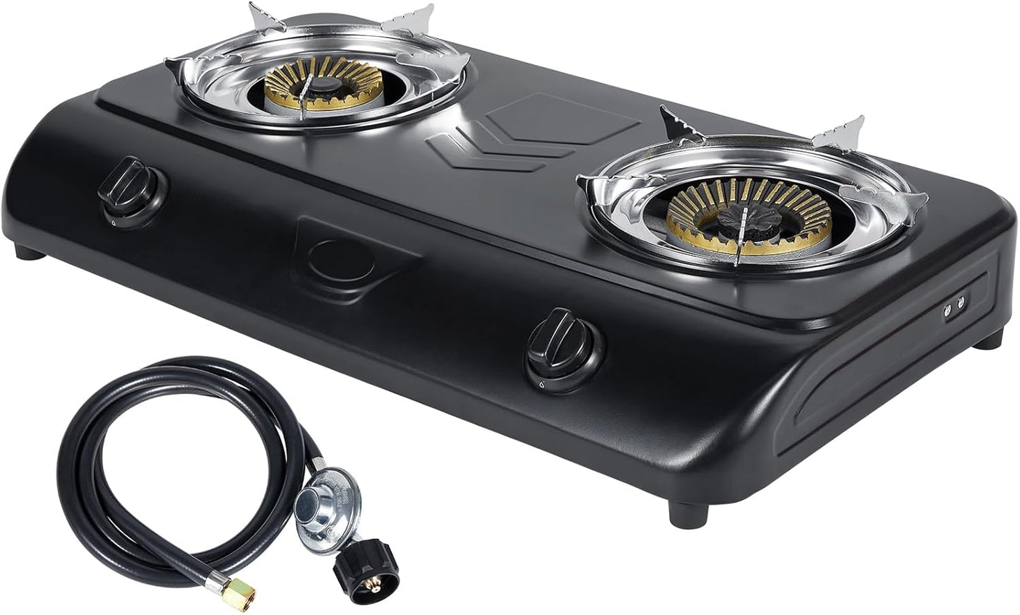 BESTFIRE 30000 BTU Double Burner Propane Gas Stove for Camping