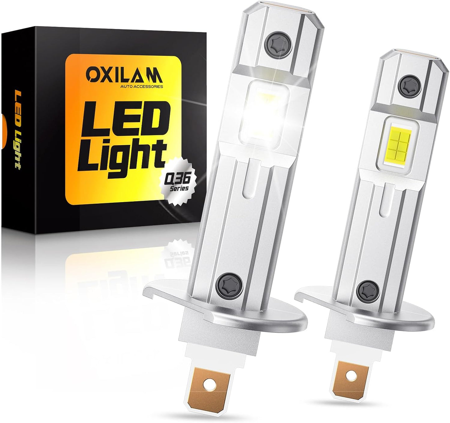 OXILAM H1 LED Bulbs: Ultra Bright 800% Light for Safety