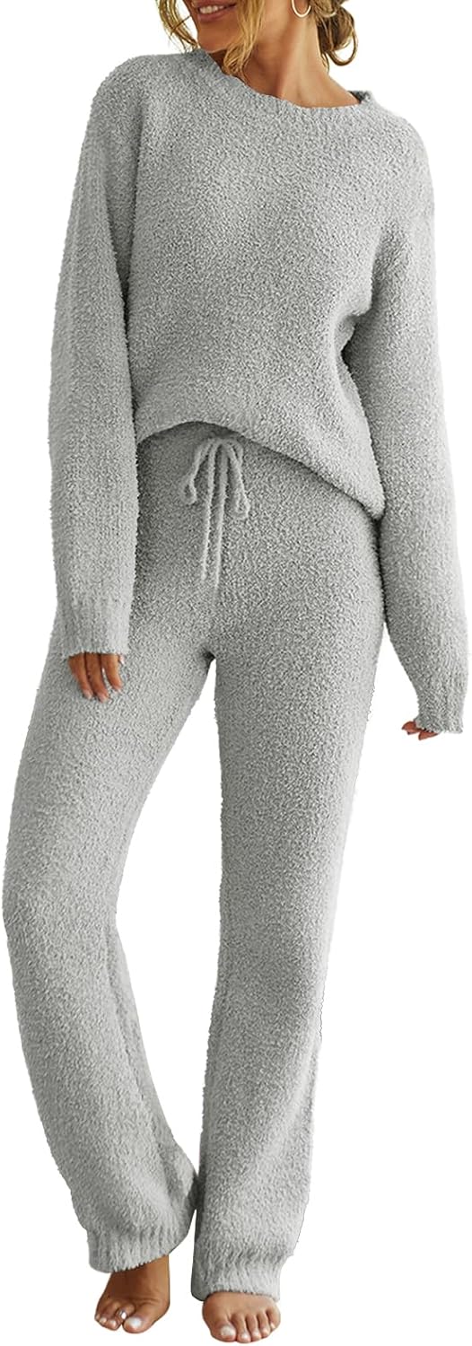 Cozy Fleece Pajama Sets for Women - Perfect Fall Lounge Wear