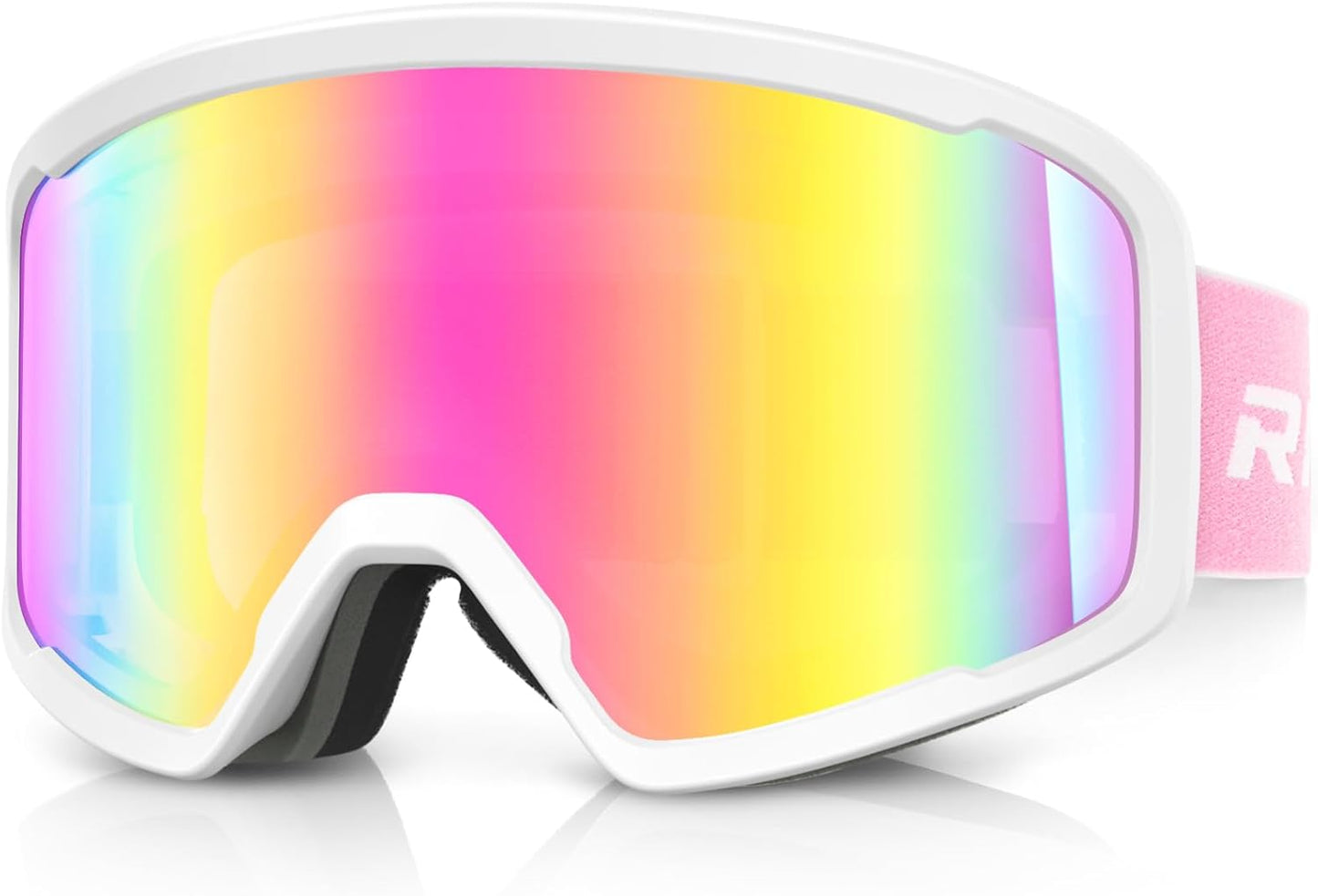 RIOROO OTG Snow Goggles - Anti-Fog, UV Protection