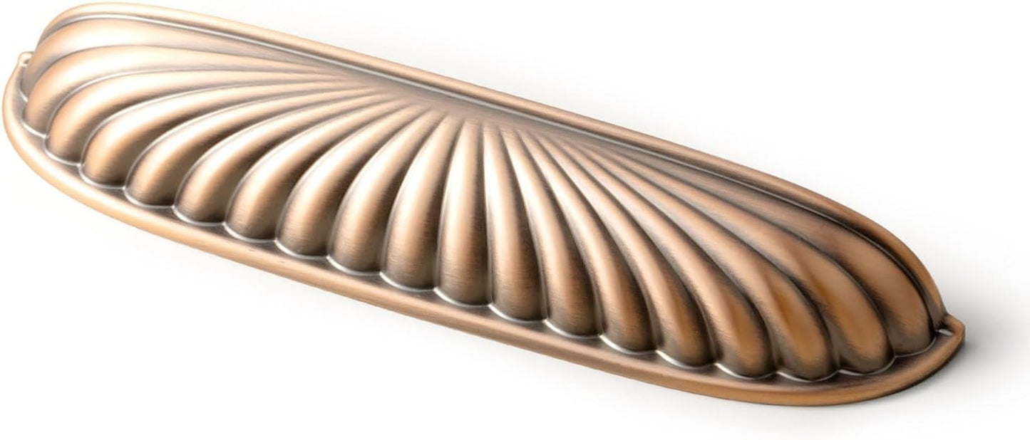 Goo-Ki Modern 5ft' Hole Centers Brushed Copper Cabinet Pulls