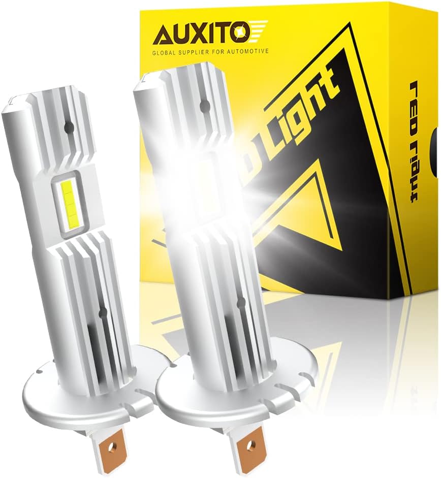 AUXITO H1 LED Light Bulb - Compact, Bright, and Easy to Install