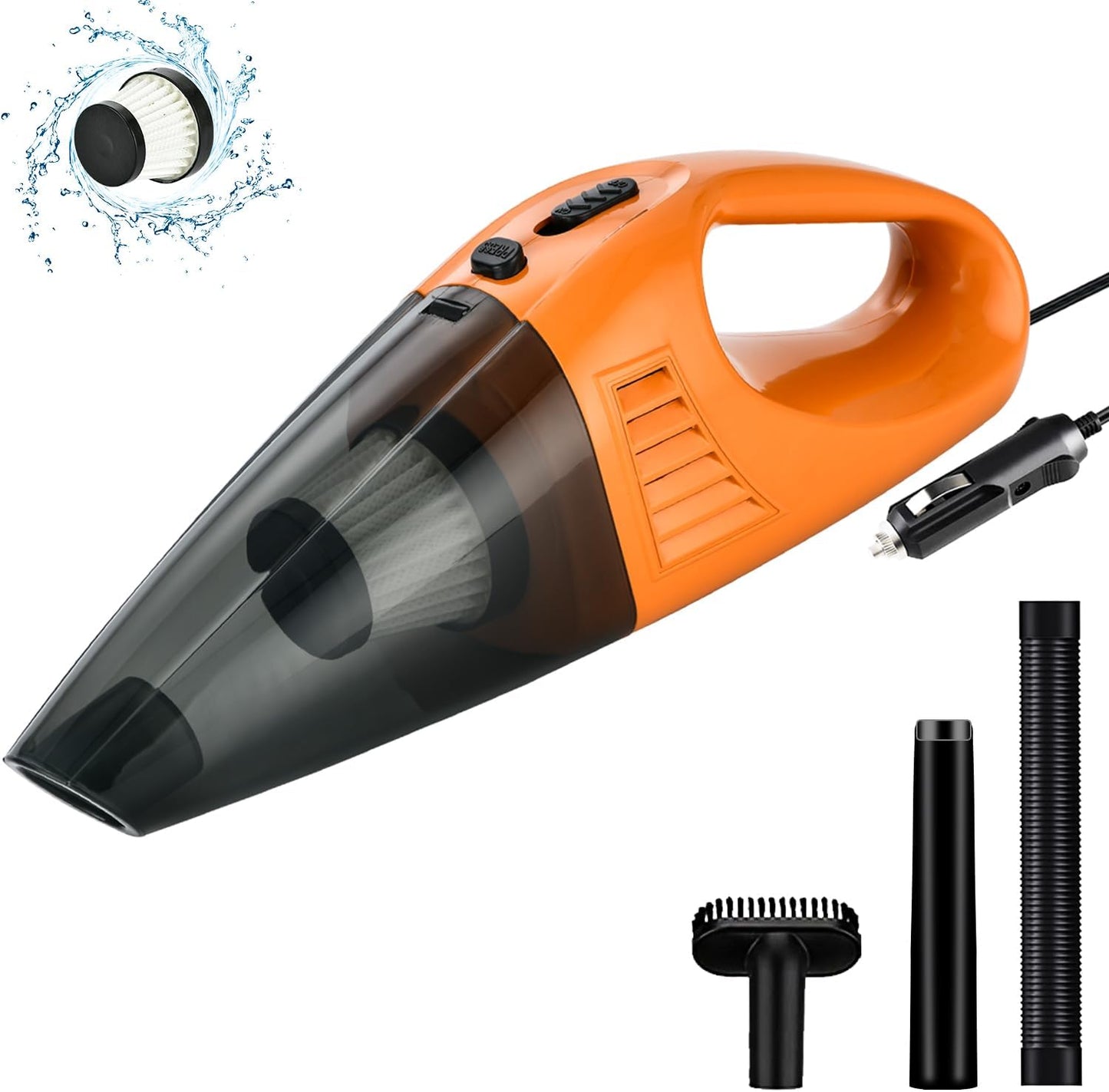 Portable High Power Car Vacuum Cleaner by Vanleonet