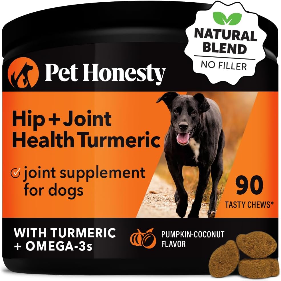 Pet Honesty Hip & Joint Turmeric Health for Dogs - 90 Ct