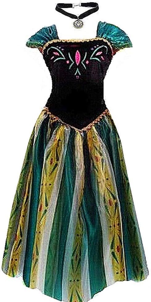 Snow Queen Princess Dress for Women - Fancy Party Costume