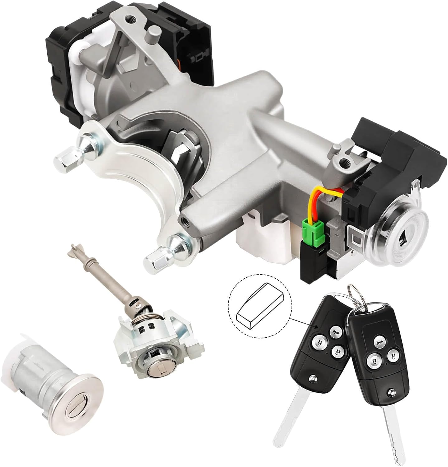 RAMATA Ignition Switch Lock Cylinder with Key for Honda Civic
