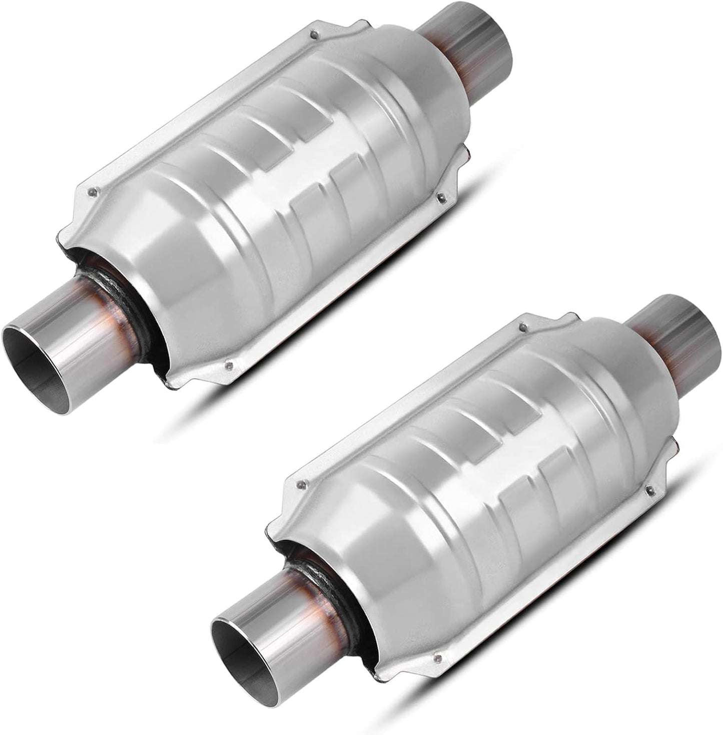Universal Catalytic Converter with Heat Shield for Vehicles