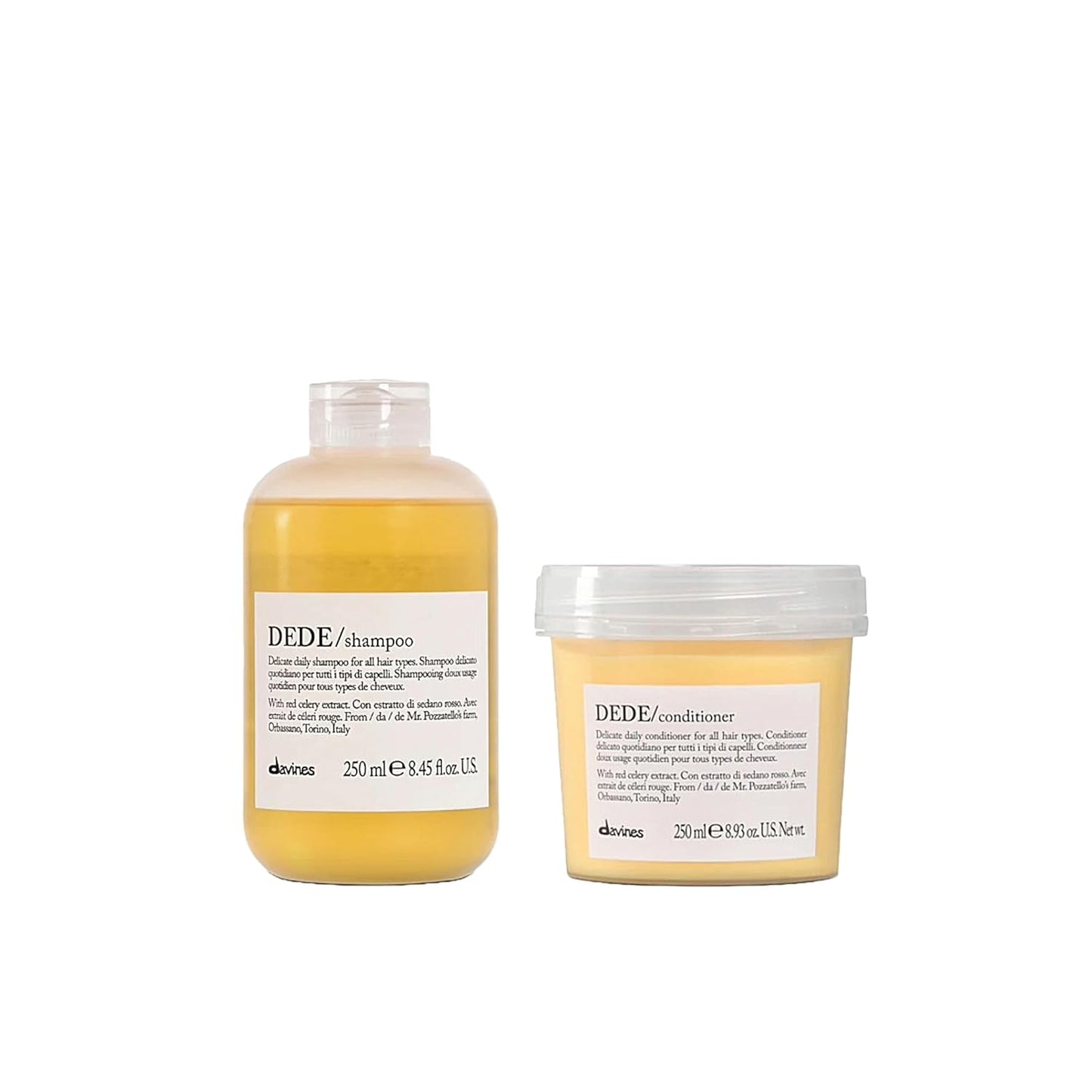 Davines DEDE Shampoo for Delicate Daily Cleansing and Shine
