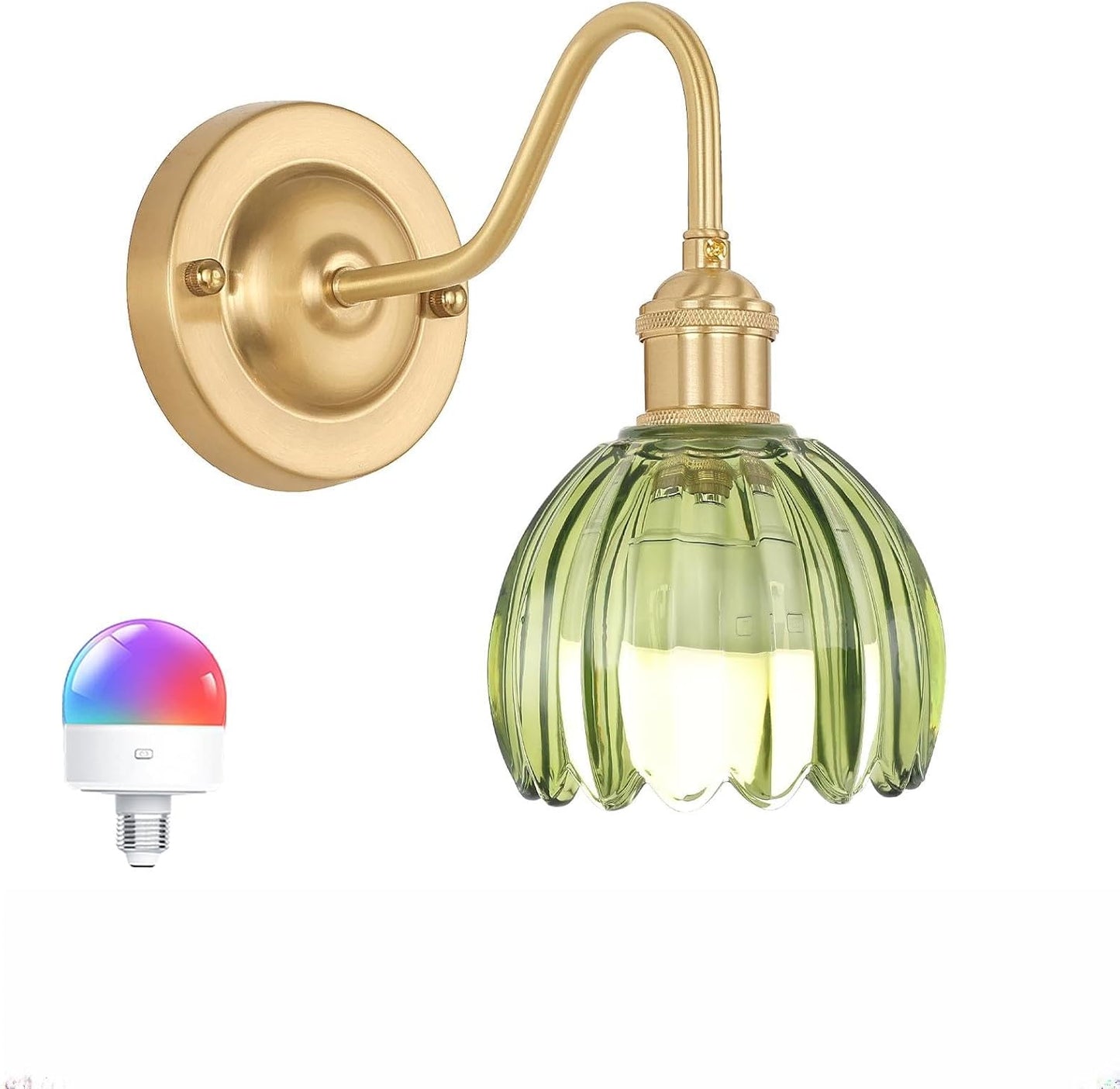 Vintage Battery Operated Wall Sconce for Indoor Spaces