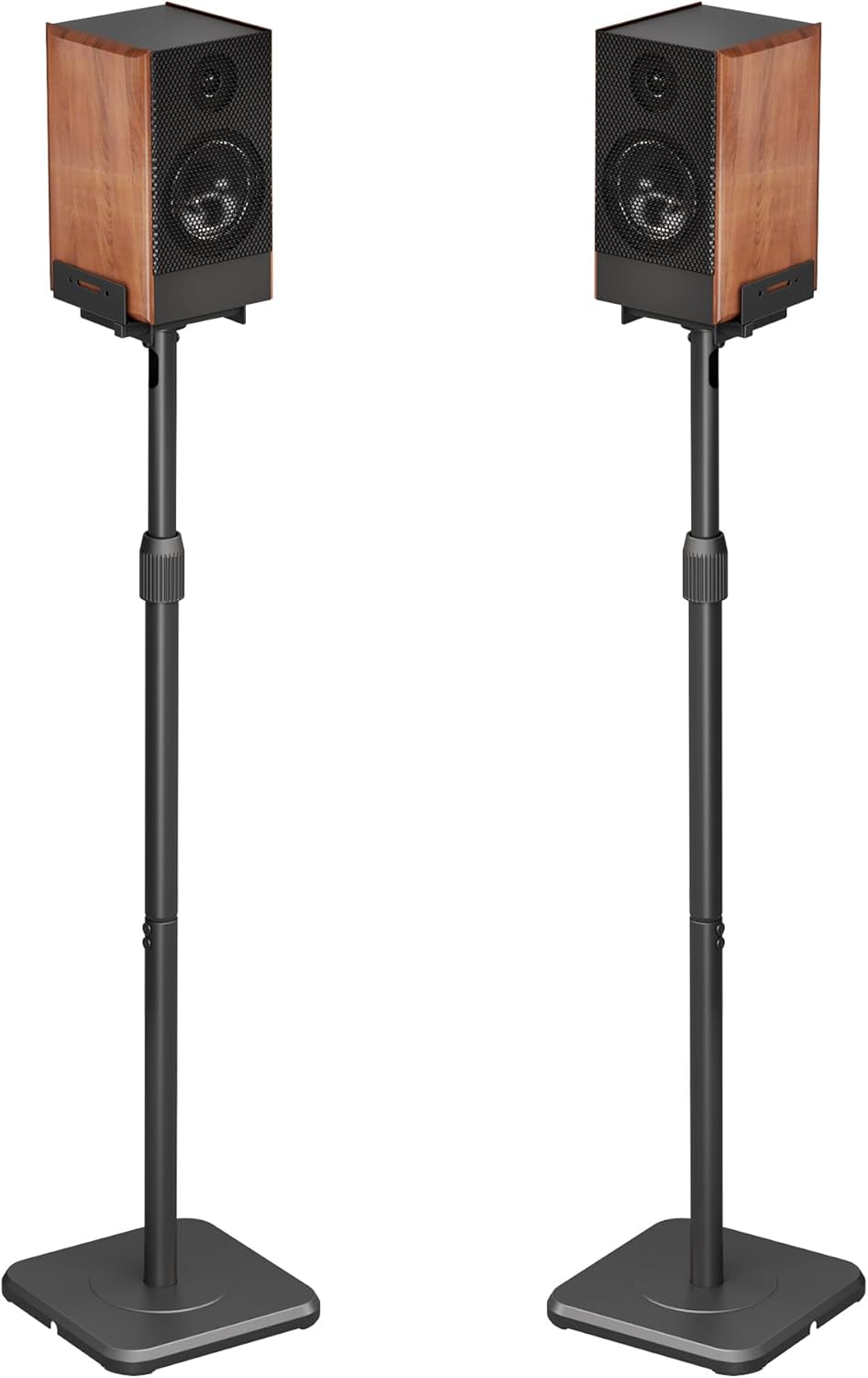 Adjustable Surround Sound Speaker Stands for Bose/JBL/Sony - 2 Pack