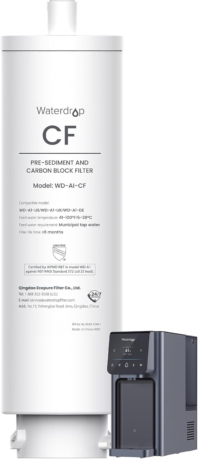 Waterdrop WD-A1-CF Filter for Hot and Cold Water Dispenser