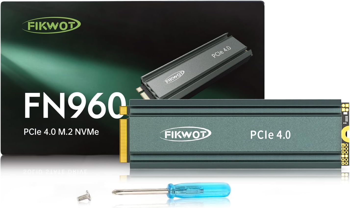 Fikwot FN960 4TB M.2 PCIe Gen4 NVMe SSD with Heatsink