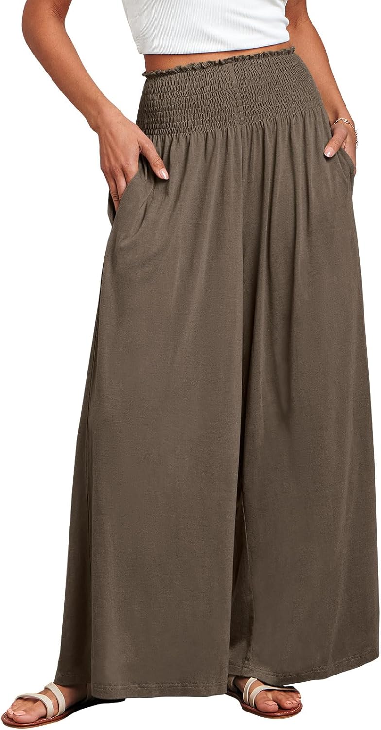 Stylish Women Palazzo Pants for Summer Boho Casual Wear