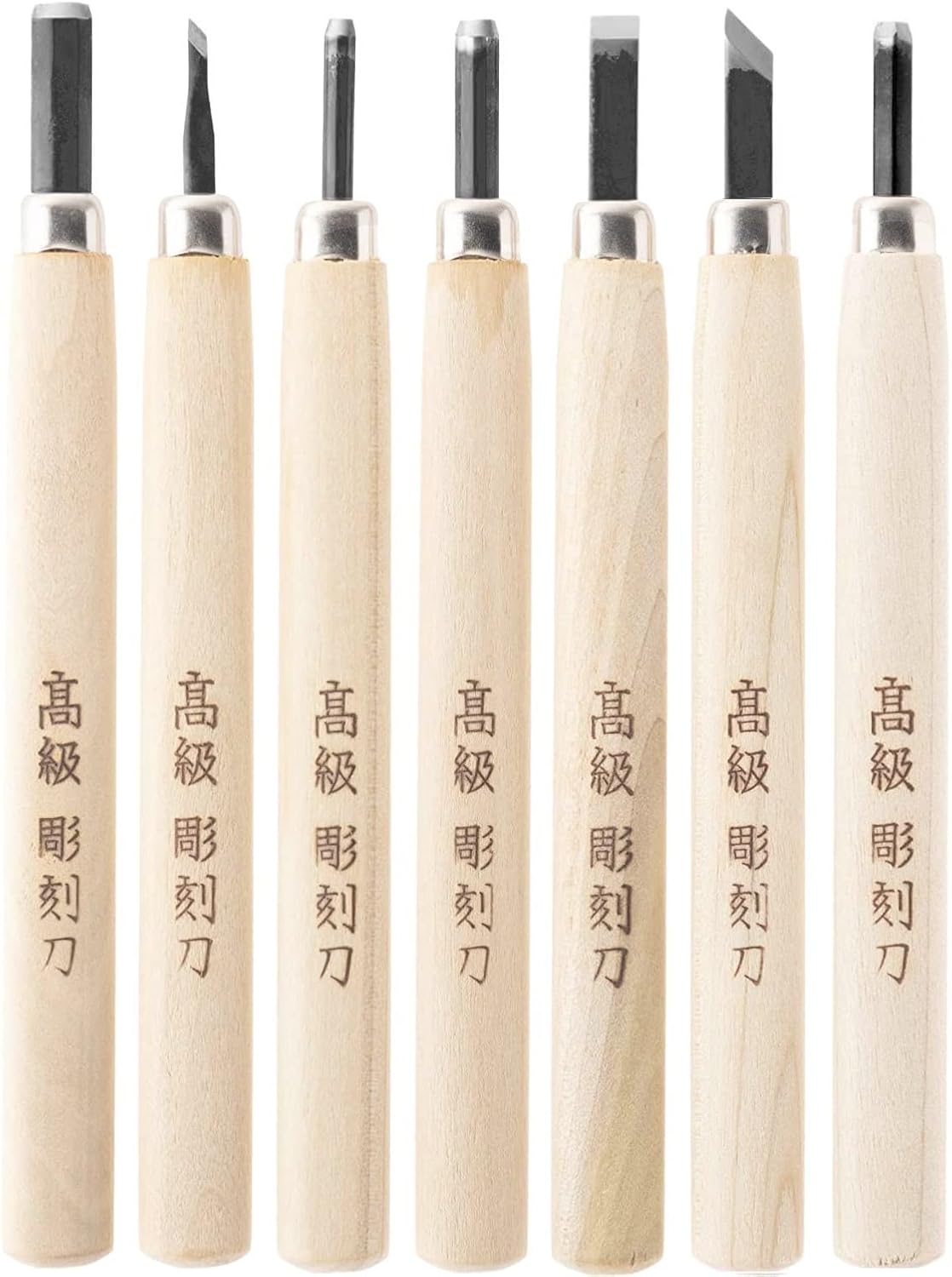 KAKURI Japanese Wood Carving Tools Set for Beginners - 7 Pcs