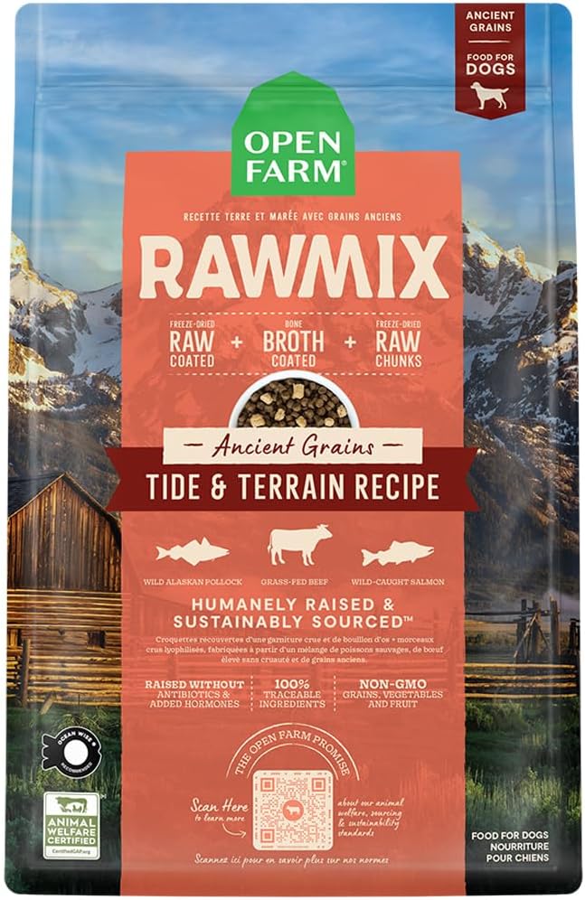 Open Farm RawMix Dry Dog Food with Ancient Grains for Optimal Health