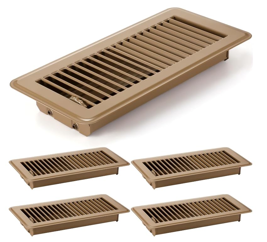Floor Vents 4x10 Inch Heavy Duty Metal Covers for Home Use