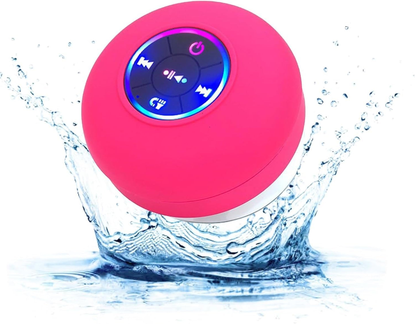 Waterproof Red Mini Bluetooth Shower Speaker