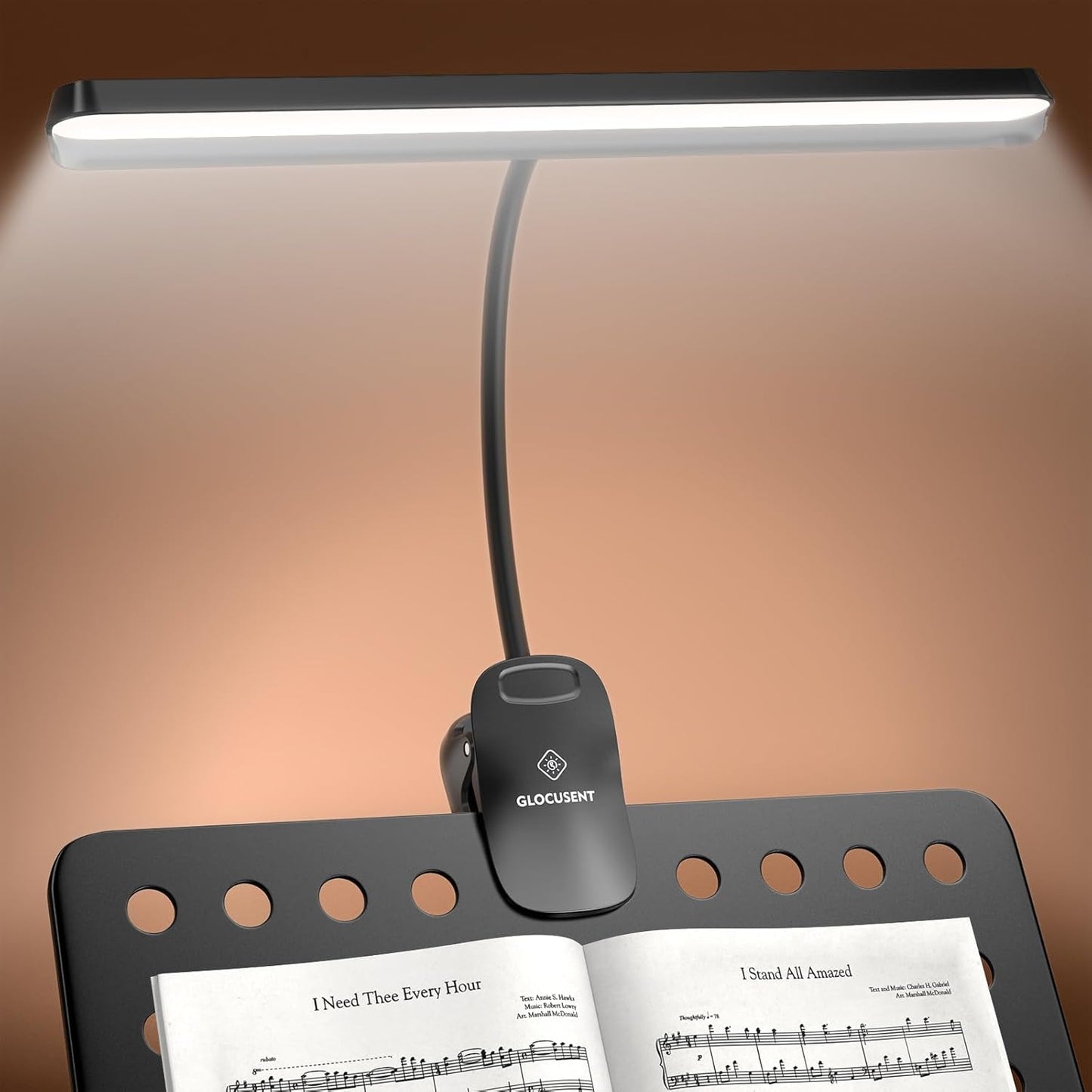 Glocusent 81 LED Music Stand Light: Bright, Eye-Caring & Versatile