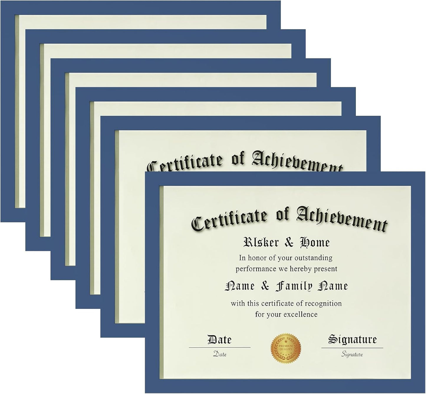 8.5x11 Picture Frame Set for Kids Artwork and Certificates