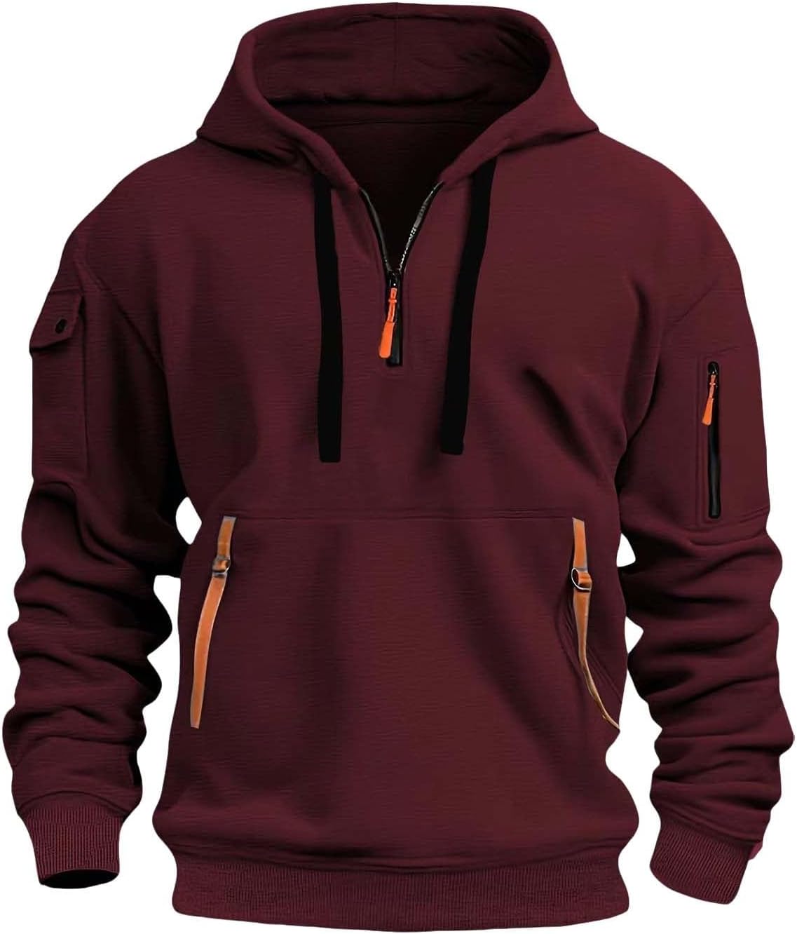 Vintage Tactical Workout Hoodie for Men