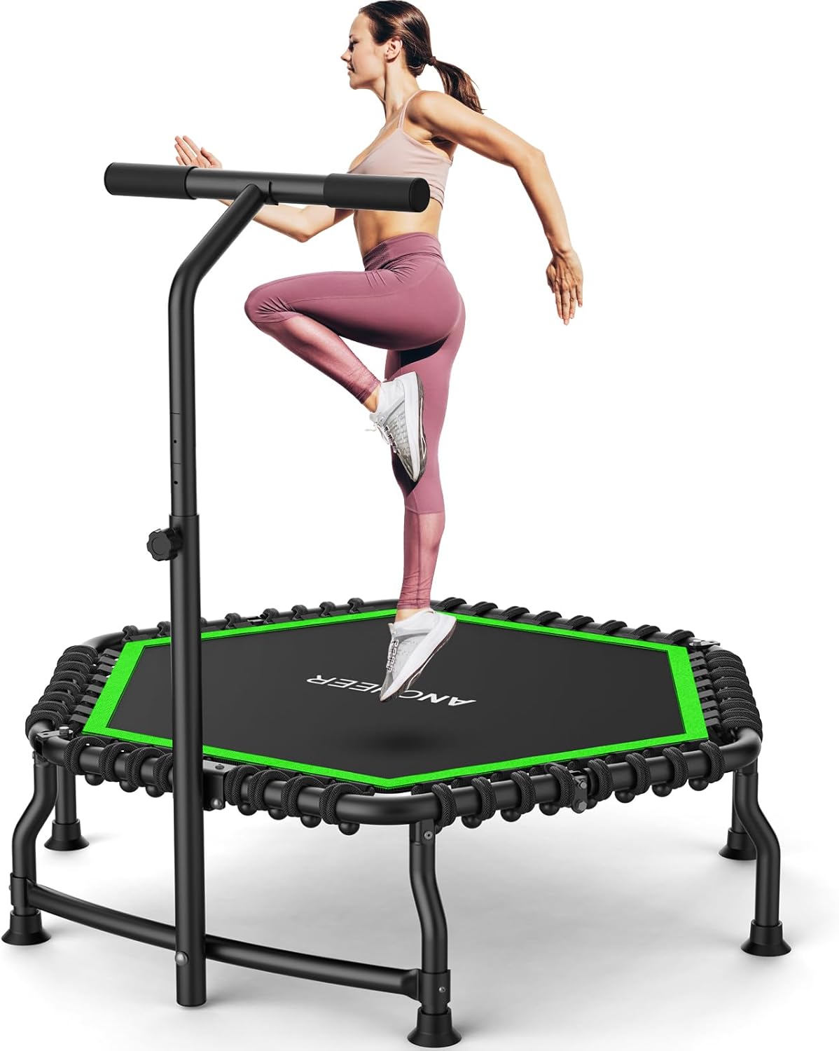 ANCHEER Trampoline for Adults - Indoor Outdoor Mini Fitness Jumping