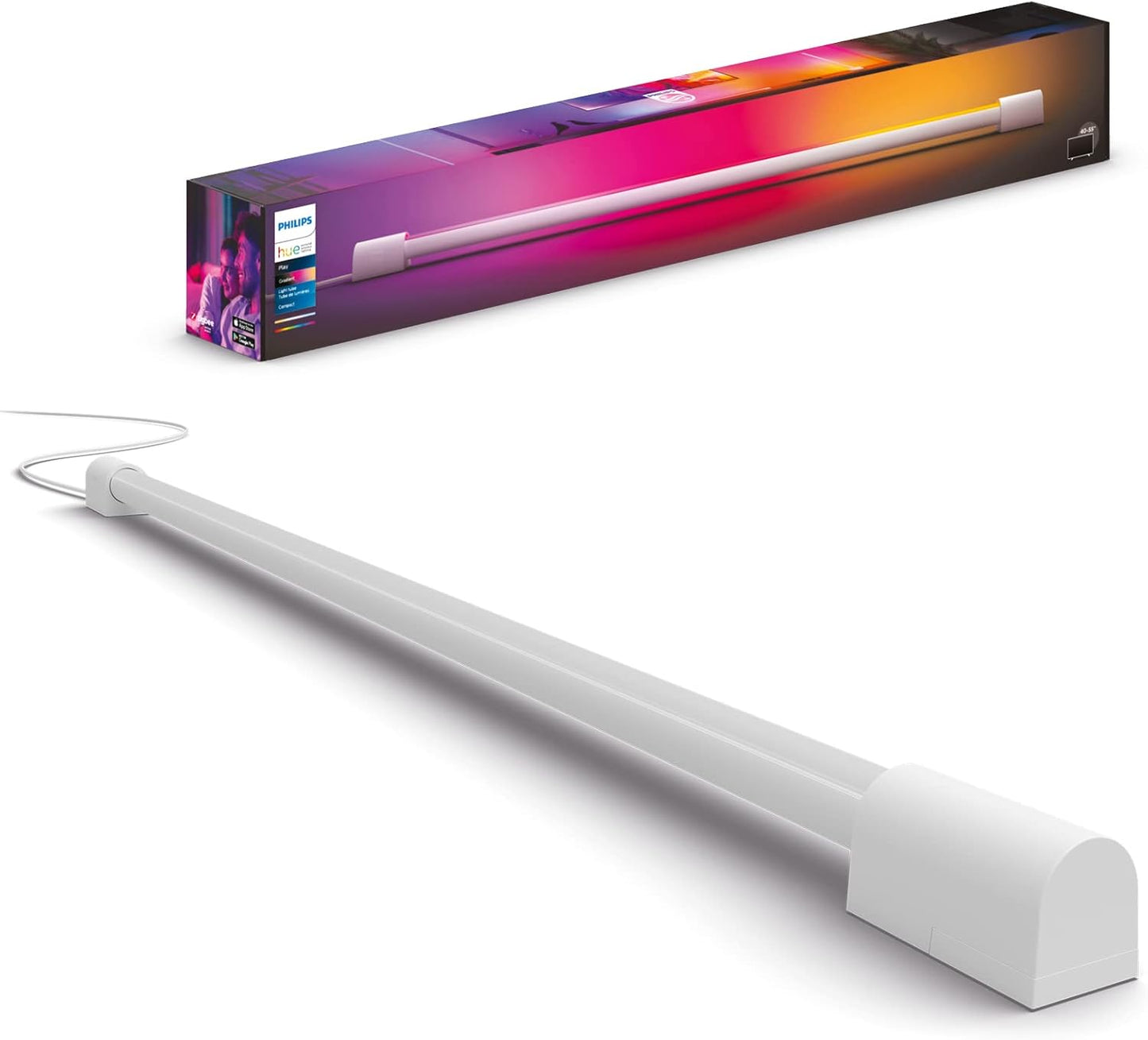 Philips Hue Compact Smart Light Tube for Immersive Lighting