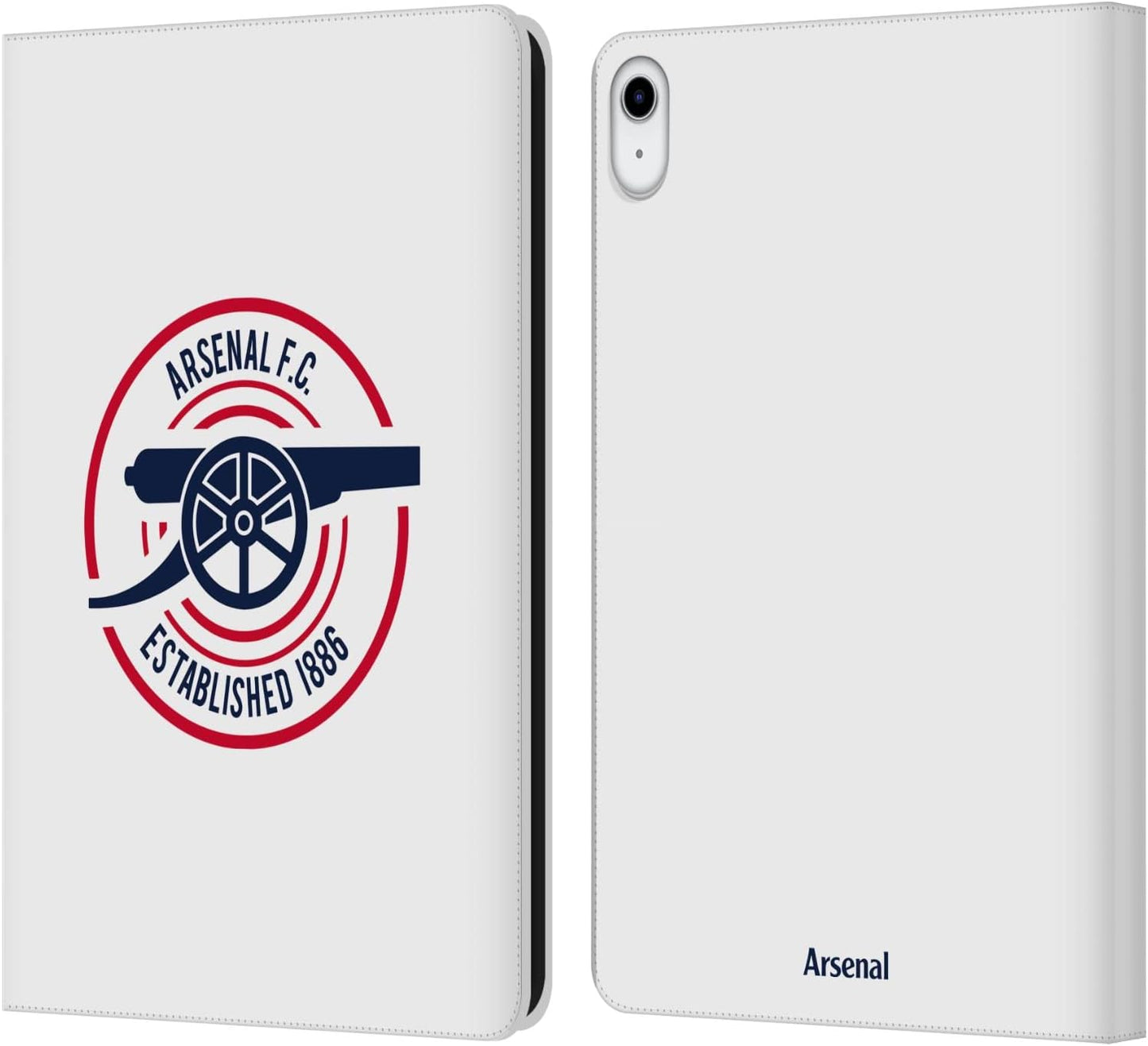 Arsenal FC 1886 Crest Leather Wallet Case for iPad 10.9 2022/2025