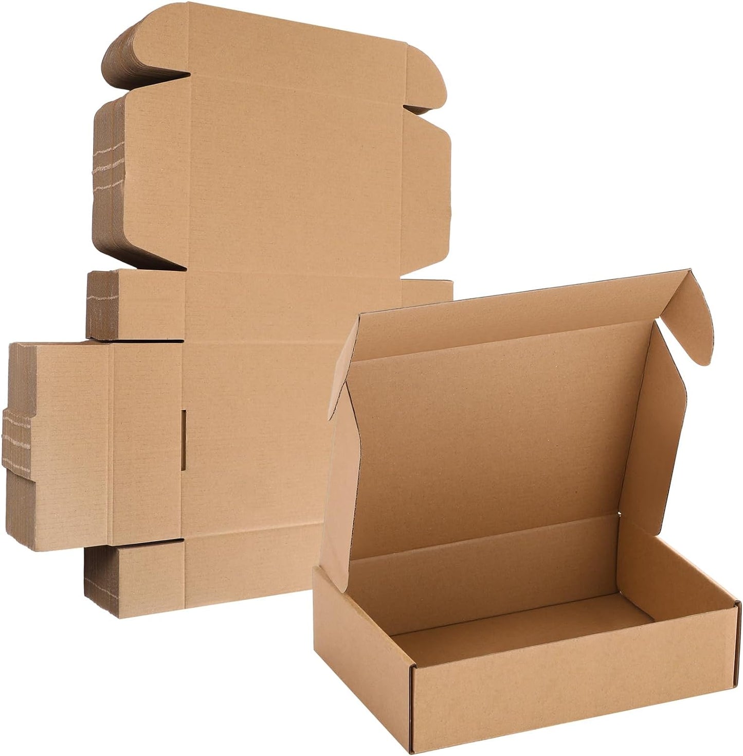Qilery 100 Pcs Shipping Boxes for Small Business Packaging