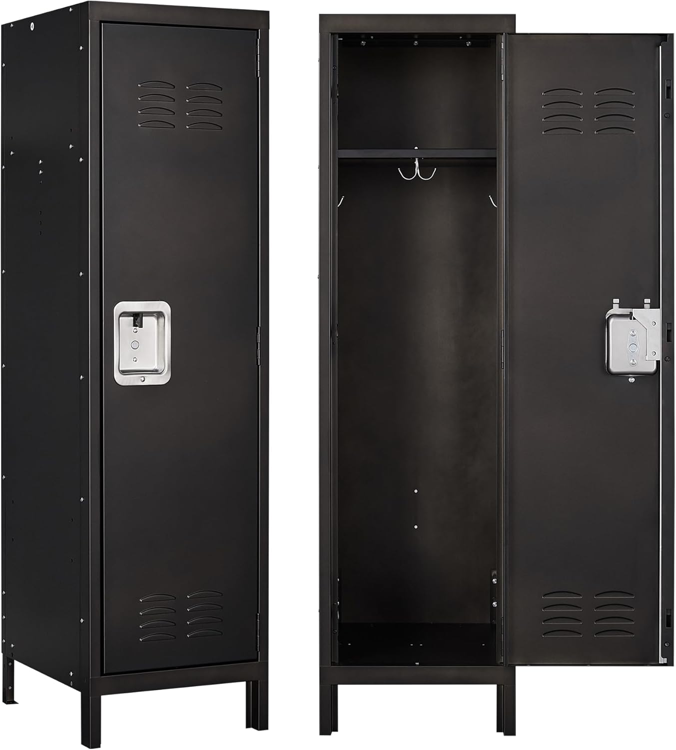 Metal Storage Locker with Lockable Door for Home and Office
