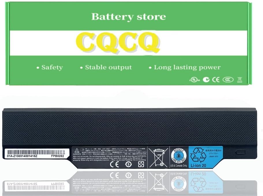 CQCQ FPCBP281 Battery for Fujitsu LifeBook Series Laptops