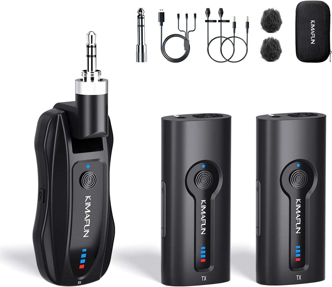 Wireless Dual Mic Set for Ultimate Freedom