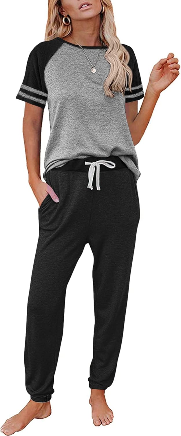 PRETTYGARDEN Women Summer Two Piece Outfits for Casual Wear