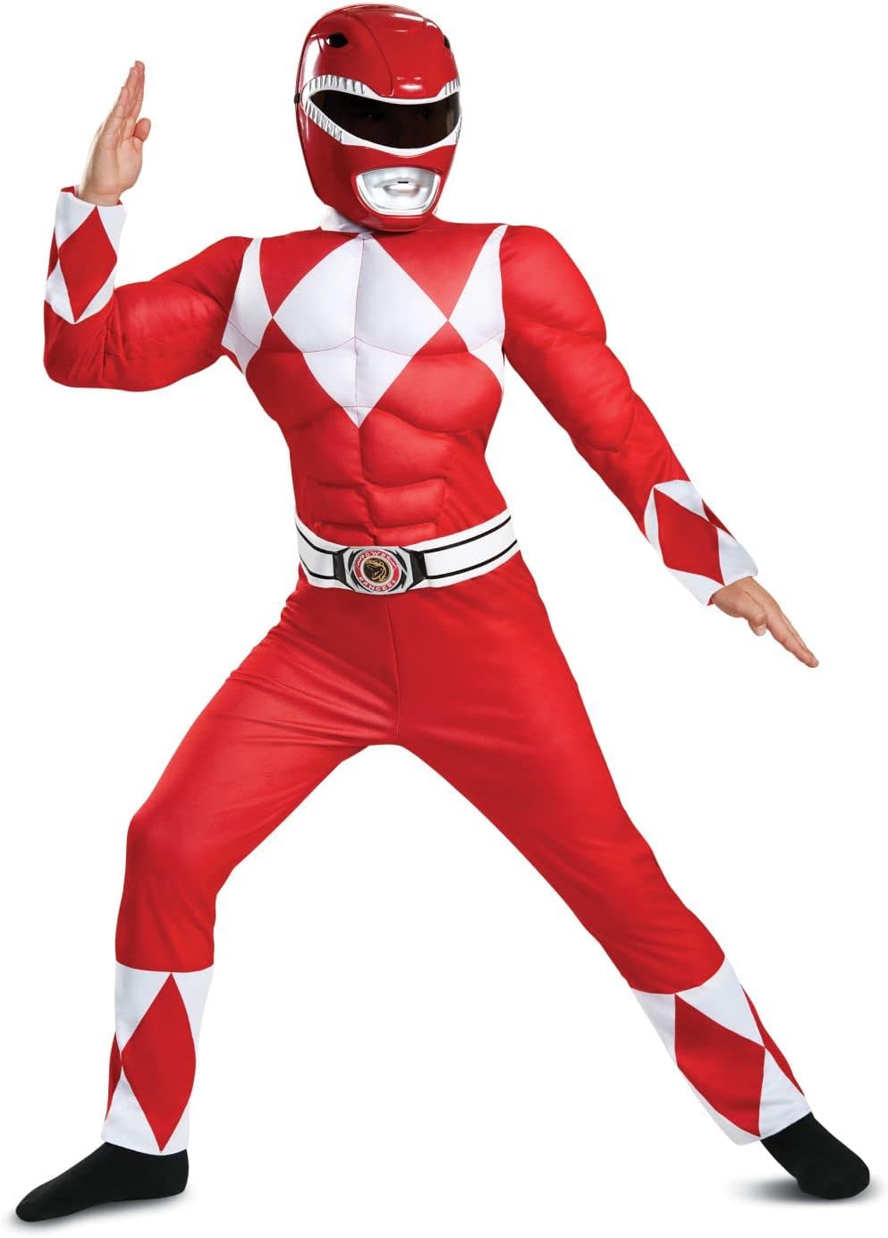 Red Ranger Muscle Costume for Kids - Official Power Rangers Gear