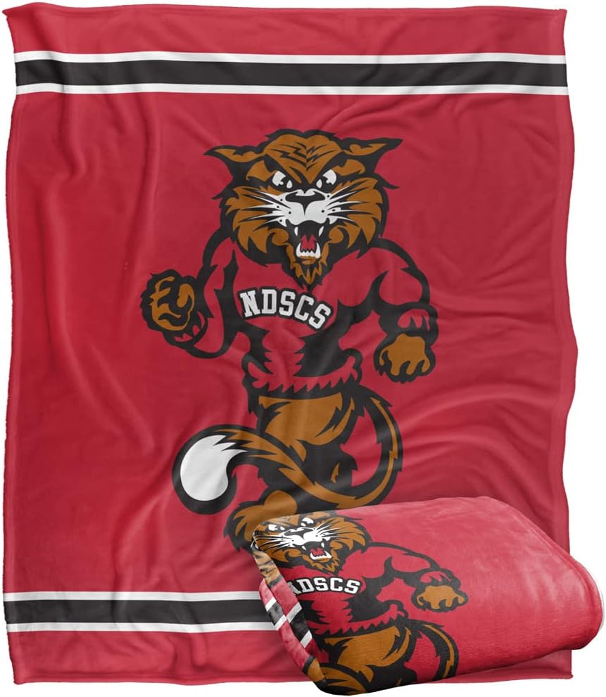North Dakota State College of Science Silky Touch Throw Blanket