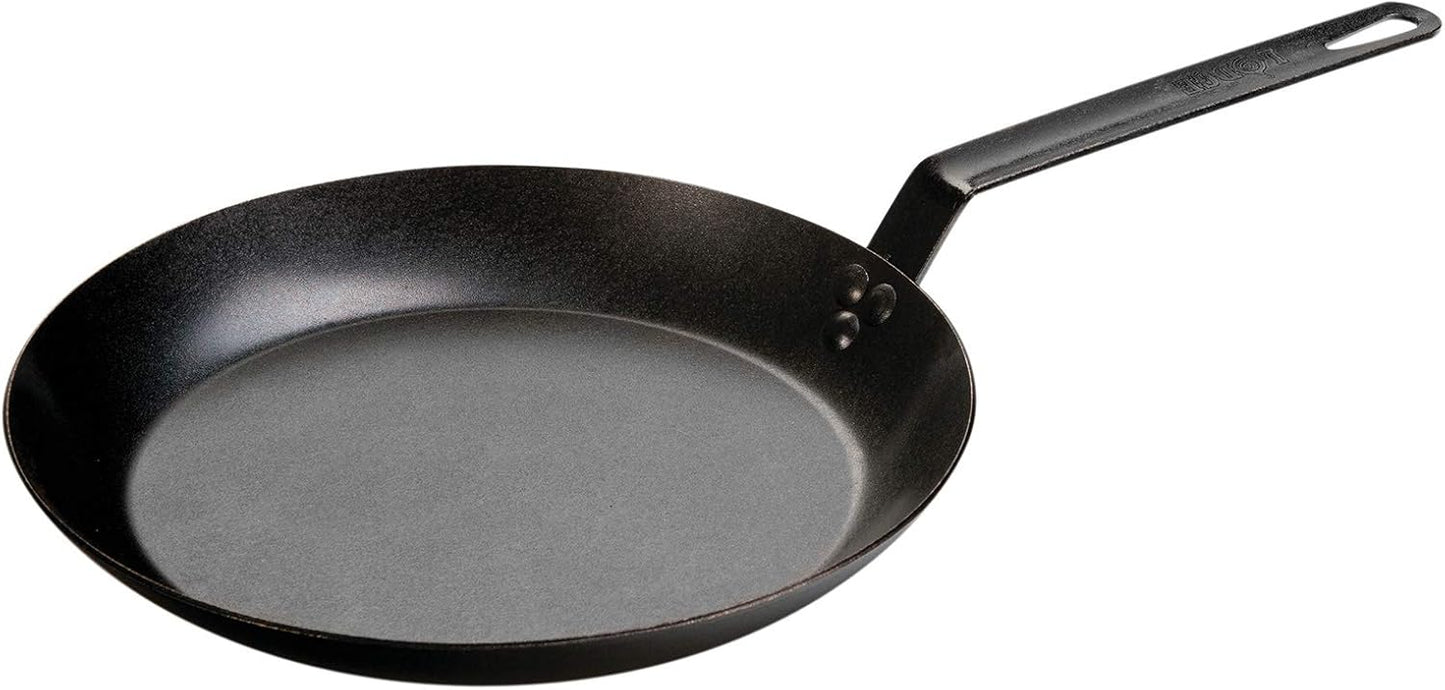 Lodge Pre-Seasoned Carbon Steel Skillet for Versatile Cooking