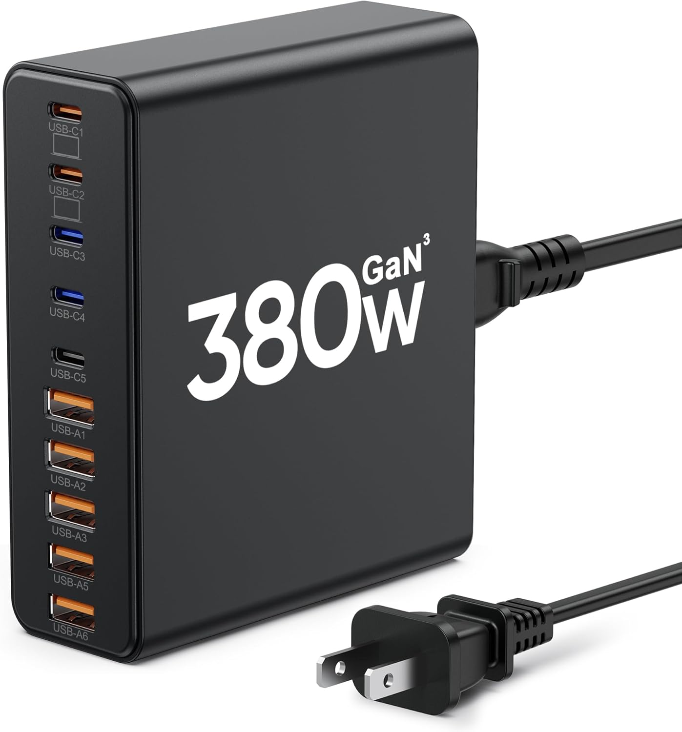 10-Port Fast Charging Hub for MacBook, iPhone, Samsung