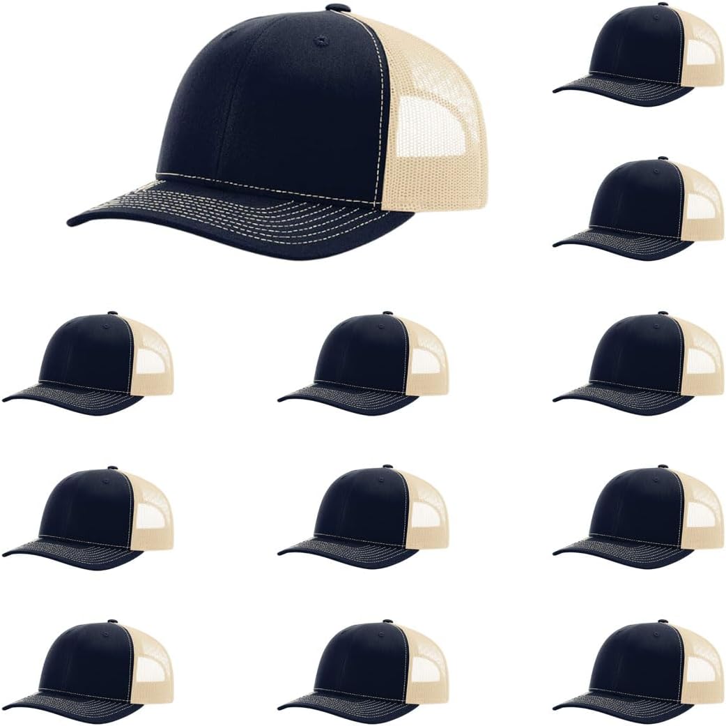 Richardson 112 Classic Six-Panel Adjustable Snapback Trucker Cap