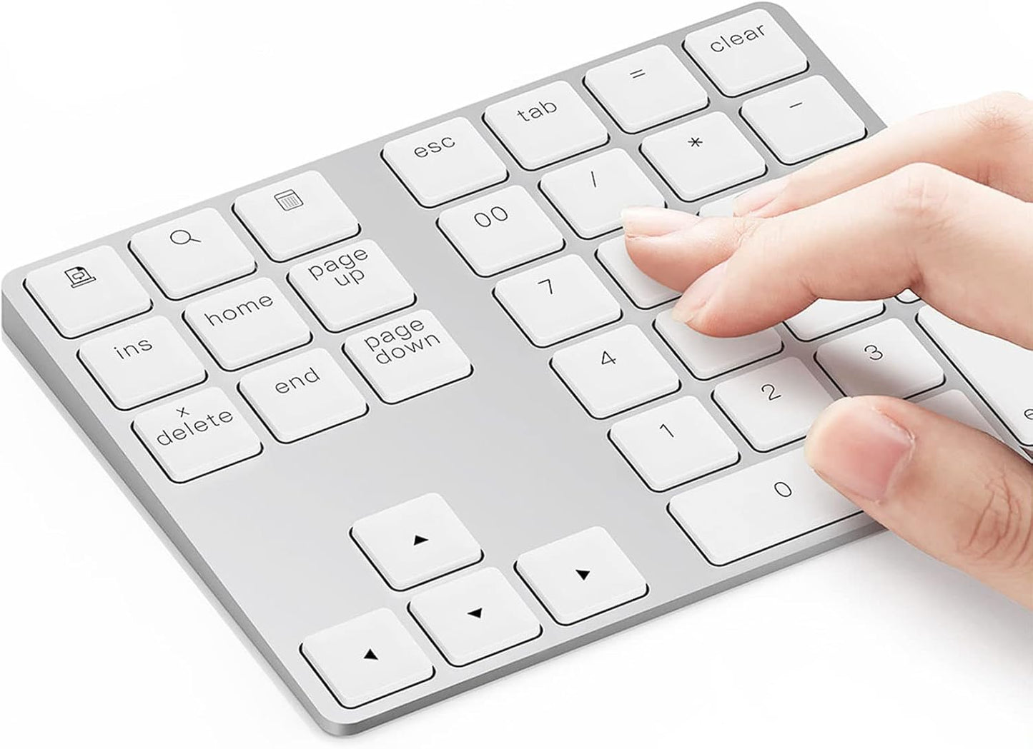 Lekvey Bluetooth Number Pad: Slim Wireless 34-Keys Numpad
