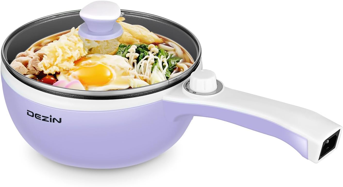Dezin Hot Pot Electric Upgraded for Easy Cooking and Sauteing