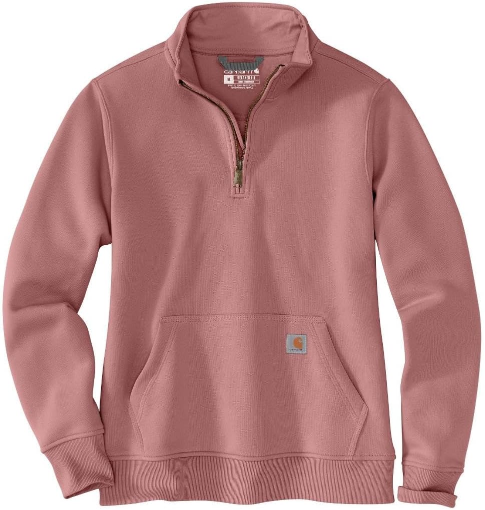 Carhartt Women's Relaxed Fit Midweight Quarter-Zip Sweatshirt