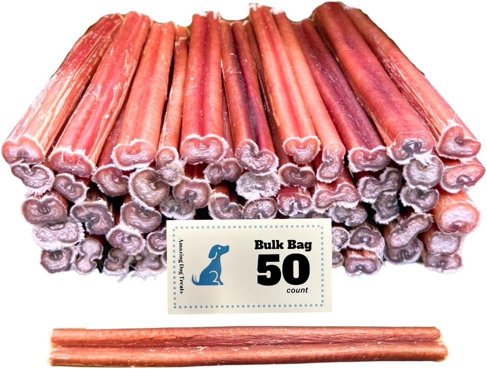 High Protein Bully Sticks for Dogs - 6 Inch Treats in Bulk