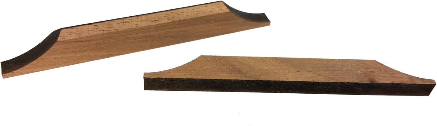 Laser-cut Hardwood Bridge Blanks for Cigar Box Guitars and More